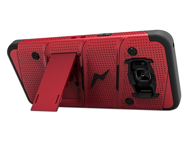 Funda ZIZO Bolt para SAMSUNG S8+ PLUS. Color Rojo/Negro.