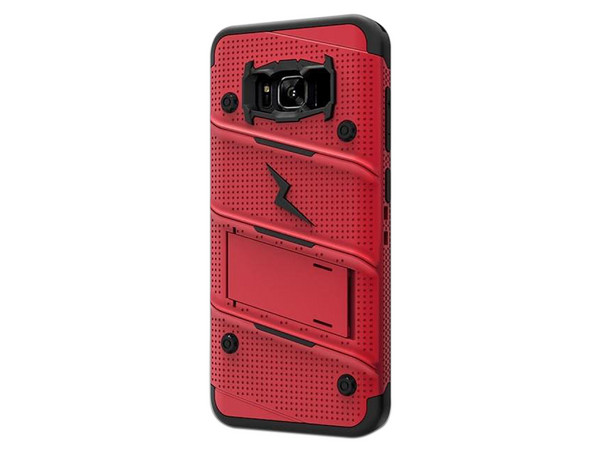 Funda ZIZO Bolt para SAMSUNG S8+ PLUS. Color Rojo/Negro.