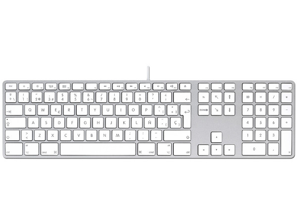 Teclado Apple Keyboard con teclado numérico. (versión en español)