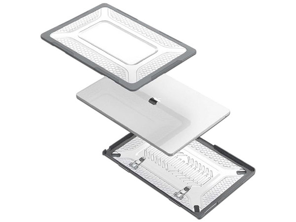 Funda Protectora BRobotix 6007396, Compatible con MacBook Air M2 y M3 de 13.6