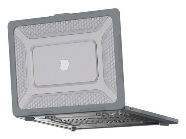 Funda protectora Tekku para MacBook Air 13, Color Gris.