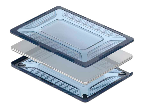 Funda protectora Tekku HC para MacBook Pro 13, Color Azul.