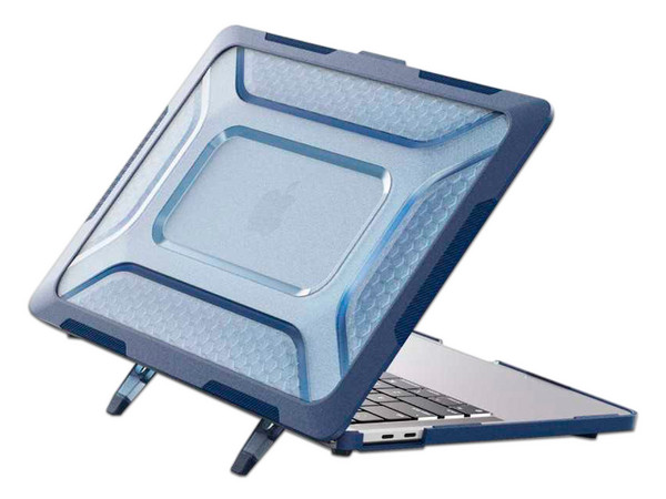 Funda protectora Tekku HC para MacBook Pro 13, Color Azul.