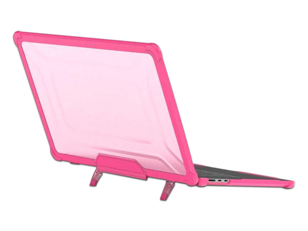 Funda Protectora Tekku ST para MacBook Air 15, Uso rudo. Color Rosa.