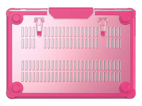 Funda Protectora Tekku ST para MacBook Air 15, Uso rudo. Color Rosa.