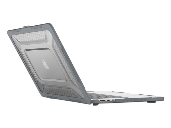 Funda TEKKU TK-02-016-002-08 para MacBook Air 15 (A2941) (A3114), Uso Rudo, Color Gris.