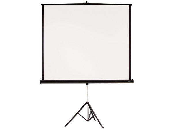 Pantalla para proyector Apollo (1.78m x 1.78m), con Tripié.