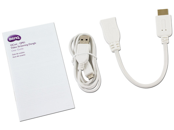 Adaptador BENQ QCast HDMI para Proyectores (transmite videos, películas, documentos, páginas web y sesiones de video streaming desde IOS, Android o PC)
