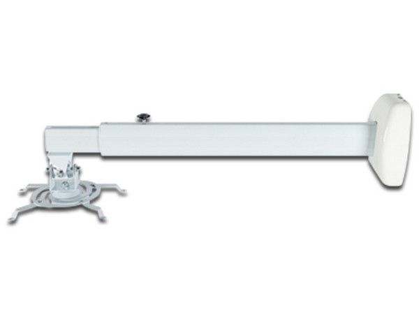 Soporte Universal para Proyector BRobotix 174365, expandible hasta 800 mm, 360. Color Blanco.