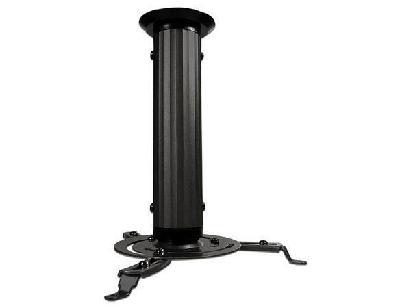 Soporte de techo Klip Xtreme KPM-410B para proyector con base giratoria de 360 grados. Color Negro.