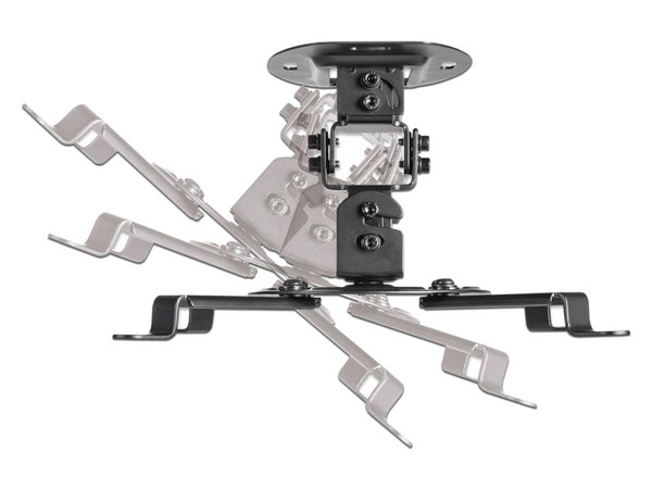 Soporte universal Manhattan 461184 para montaje de proyector en techo.