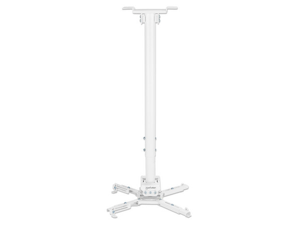 Soporte para Proyector, Montaje en Techo, Ajuste de Altura, Soporta Hasta 35 Kilogramos, Compatible con Techos Inclinados y Planos.