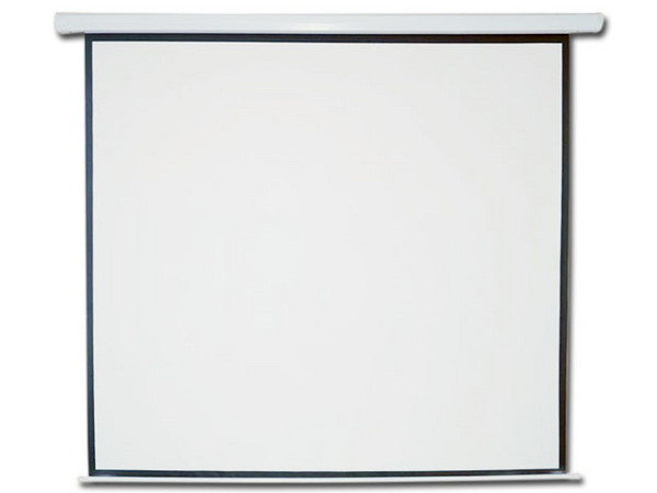 Pantalla para proyector Multimedia Screen con motor eléctrico de 60x60 pulgadas.