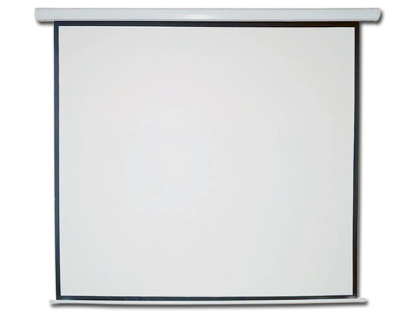 Pantalla para proyector Multimedia Screen con motor eléctrico de 84'' x 84''.