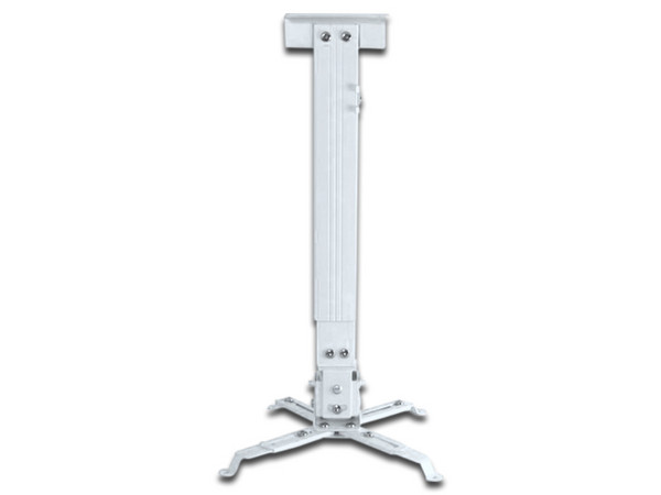 Soporte universal Multimedia de tamaño ajustable para proyectores, Color Blanco.