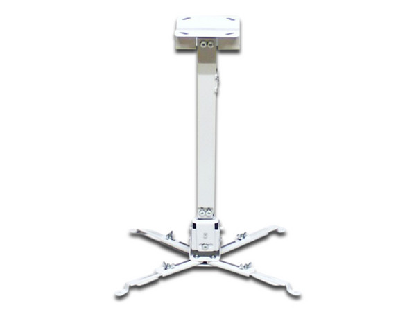 Soporte universal en pared y techo Redleaf para proyector, altura ajustable. Color blanco.