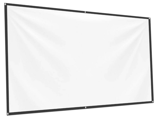 Pantalla de Tela Steren: Para Proyector, 100 Pulgadas.