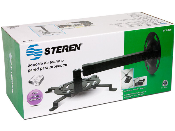 Soporte de Techo o Pared para proyector Steren STV-020.
