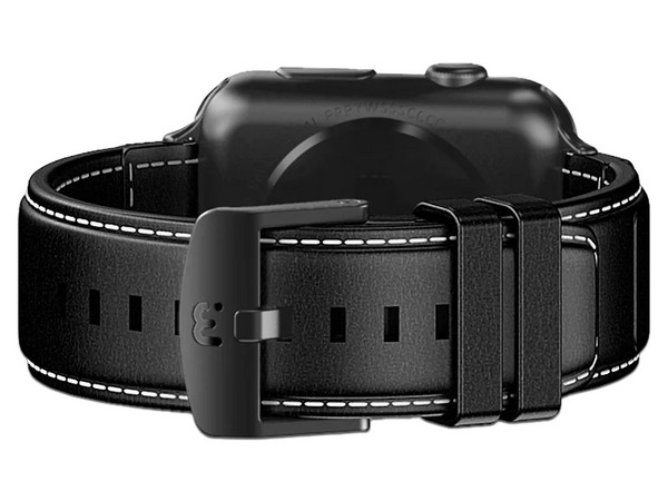 Correa de Piel MyBat RAPWH40BAN251, Compatible con AppleWatch de 42mm. Color Negro.
