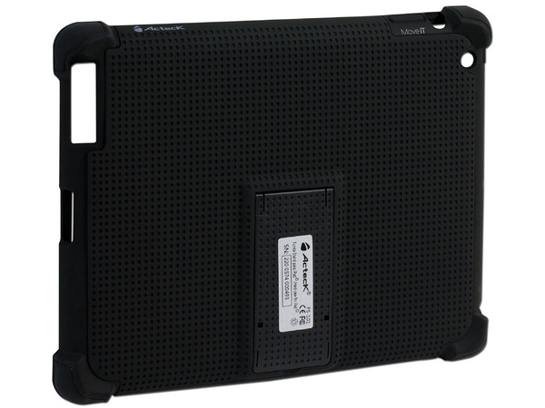 Cubierta Acteck de Silicón y Policarbonato con soporte para iPad 2, nuevo iPad y iPad con pantalla Retina.