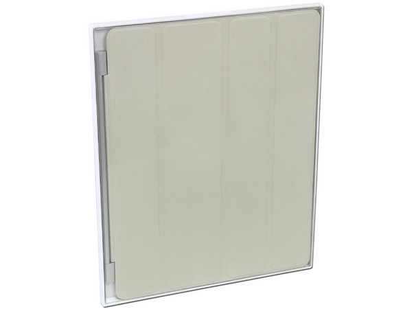 Smart Cover de Cuero para iPad 2. Color Crema