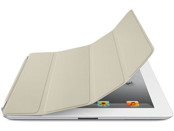 iPad Smart Cover - Cuero - Crema