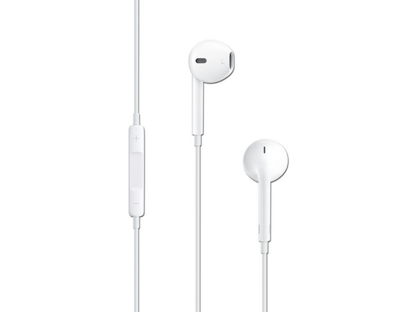 Apple EarPods con control remoto y micrófono.