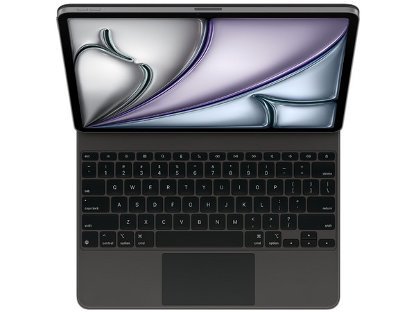 Teclado Apple Magic Keyboard para iPad Air de 13 pulgadas (M4), Color Negro. Versión en Inglés.