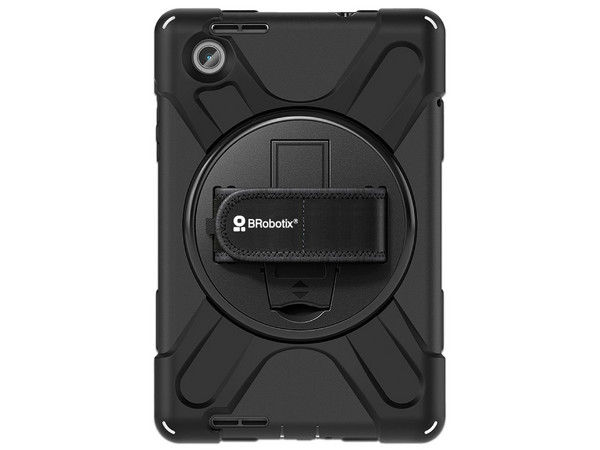 Funda Brobotix 406078, Para Lenovo Tab K10 TB311FU, Uso Rudo, Con Correa y Giro 360.