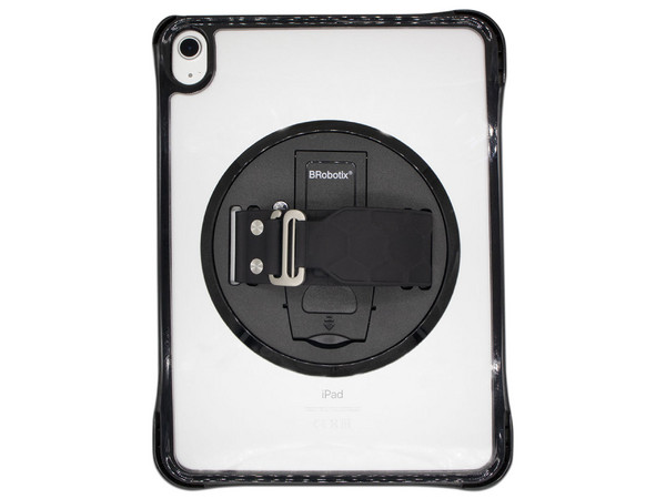 Funda De Cristal BRobotix para iPad A16 2025 con Giro y Correa. Color Negro.
