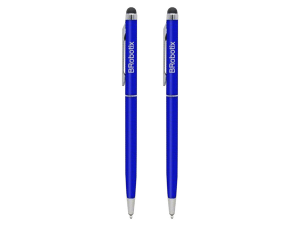 Paquete de 2 plumas Brobotix Stylus para Tableta. Color Azul.