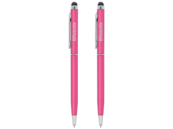 Pluma BRobotix Stylus para Pantalla Táctil, 2 Piezas. Color Rosa.