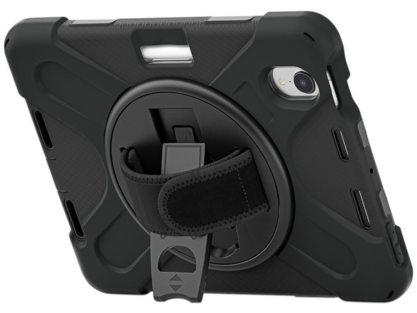 Funda protectora BRobotix de uso rudo para iPad Mini de 6ta generación. Color Negro.