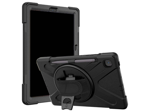 Funda BRobotix de uso Rudo, Con Correa y Giro 360º, Para Samsung Galaxy Tab S6 Lite 10.4