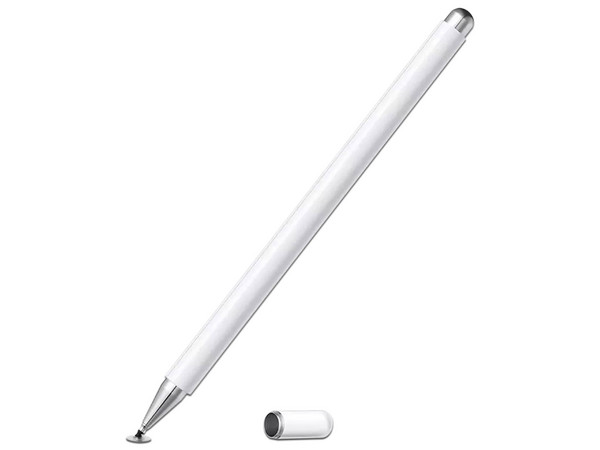 Pluma Stylus Capacitiva BRobotix 6007174, Color Blanco.