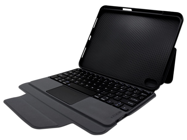 Funda con teclado Bluetooth BRobotix, modelo 6007860, con panel táctil, compatible iPad 11