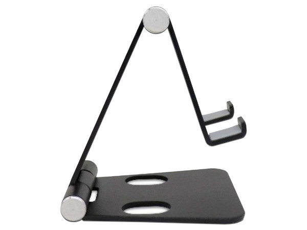 Soporte Plegable BRobotix 963807 para iPads, Tablets y Dispositivos Móviles. Color Negro.