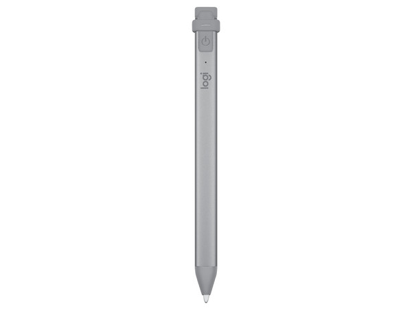 Lápiz Digital Logitech Crayon para iPad con batería recargable y tecnología inalámbrica, 20g. Color Gris
