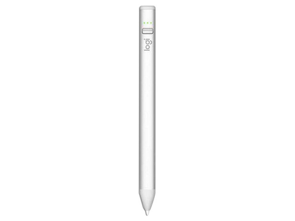 Lápiz Digital Logitech Crayon para iPad con batería recargable y tecnología inalámbrica, 20g, USB-C. Color Gris.
