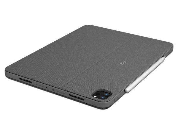 Funda Logitech Combo Touch con Teclado y Touch Pad para iPad Pro hasta 3ra generación. Color Gris.