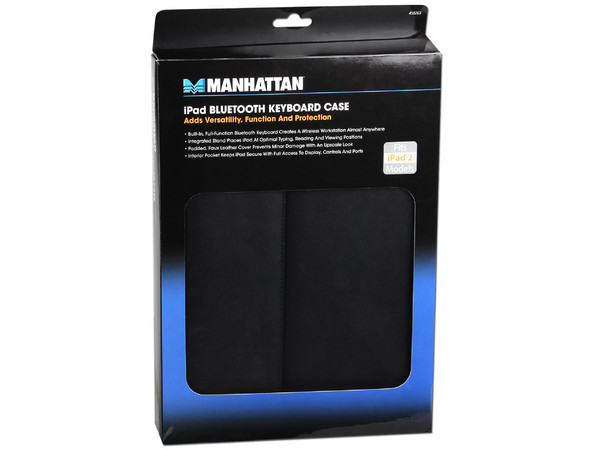 Funda Manhattan para iPad 2 con Teclado Bluetooth. Color Negra