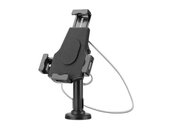 Soporte para Tablet 2 en 1 Manhattan, Soporta hasta 10.5 Pulgadas, Color Gris.