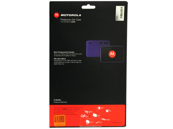 Funda de Silicon para Motorola Xoom. Color Negra 