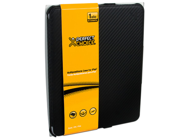 Funda Multiposiciones Perfect Choice para iPad. Color negro