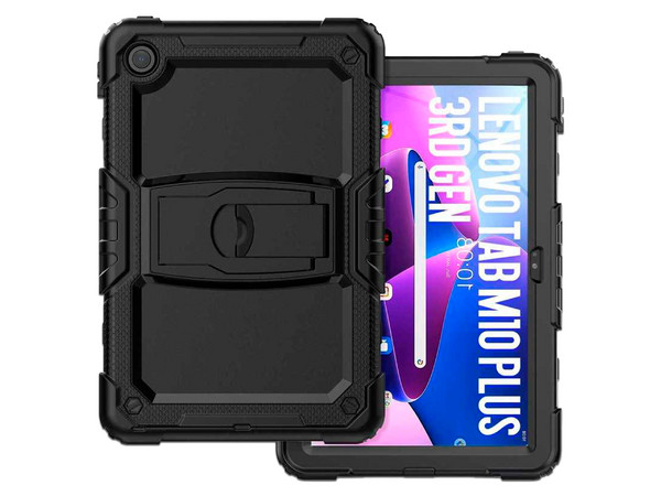 Funda Tekku StandC para Lenovo Tab M10 Plus de 3ra Generación. Color Negro.