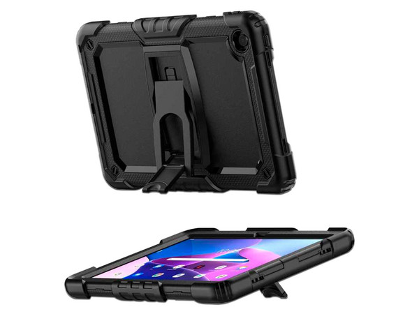 Funda Tekku StandC para Lenovo Tab M10 Plus de 3ra Generación. Color Negro.
