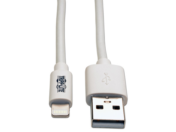 Cable USB de Sincronización / Carga con conector Lightning, de 3.05 m. Color Blanco