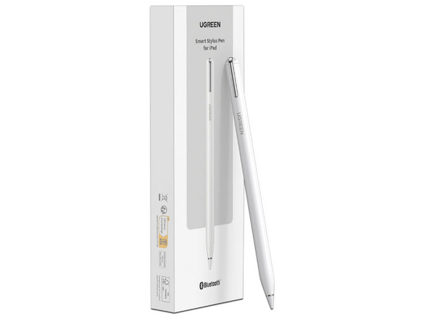 Stylus UGREEN 90915 para iPad, Detección de Inclinación, Carga USB Tipo C. Color Blanco.