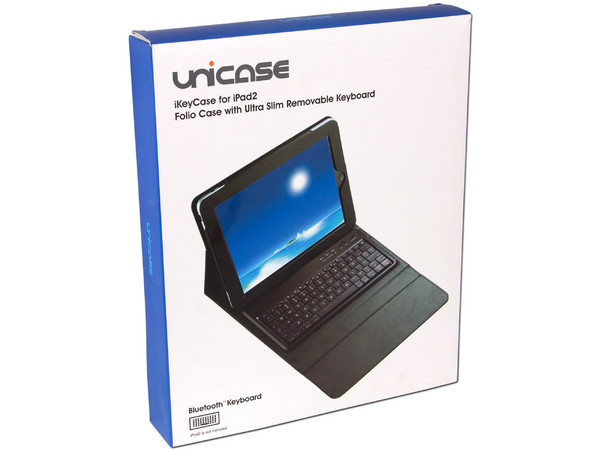 Funda y Teclado  Unicase IkeyCase para iPad 2, Bluetooth. (versión en inglés)