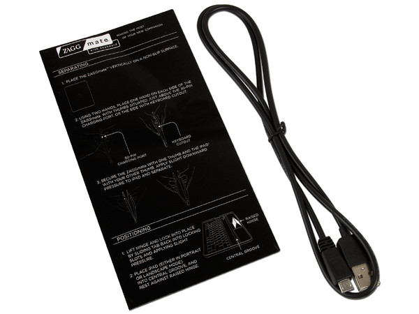 Teclado y Cubierta 2 en 1 Zagg Mate para iPad 1, Bluetooth. (versión en inglés)